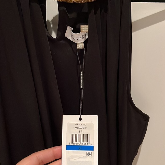 NWT CALVIN KLEIN DRESS black XL - Picture 3 of 5